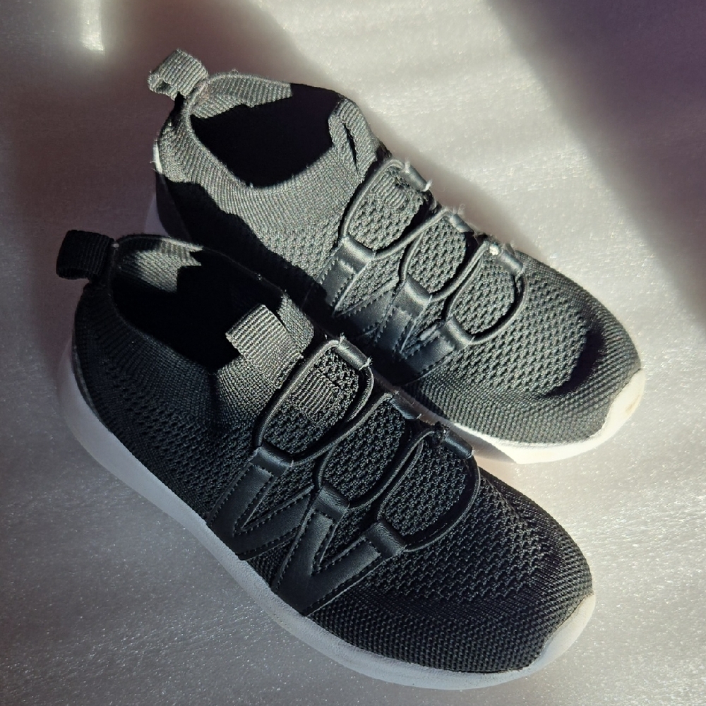 Slip on  Kids Black Sneakers 11